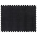 VidaXL Gummifliese 12 mm 90x120 cm Schwarz