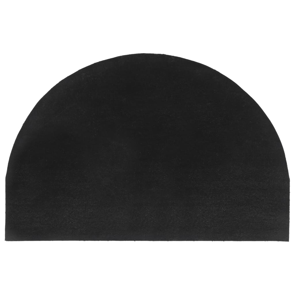 VidaXL Halbrunde Fußmatte 40x60 cm, getuftet, Kokosfaser, Natur