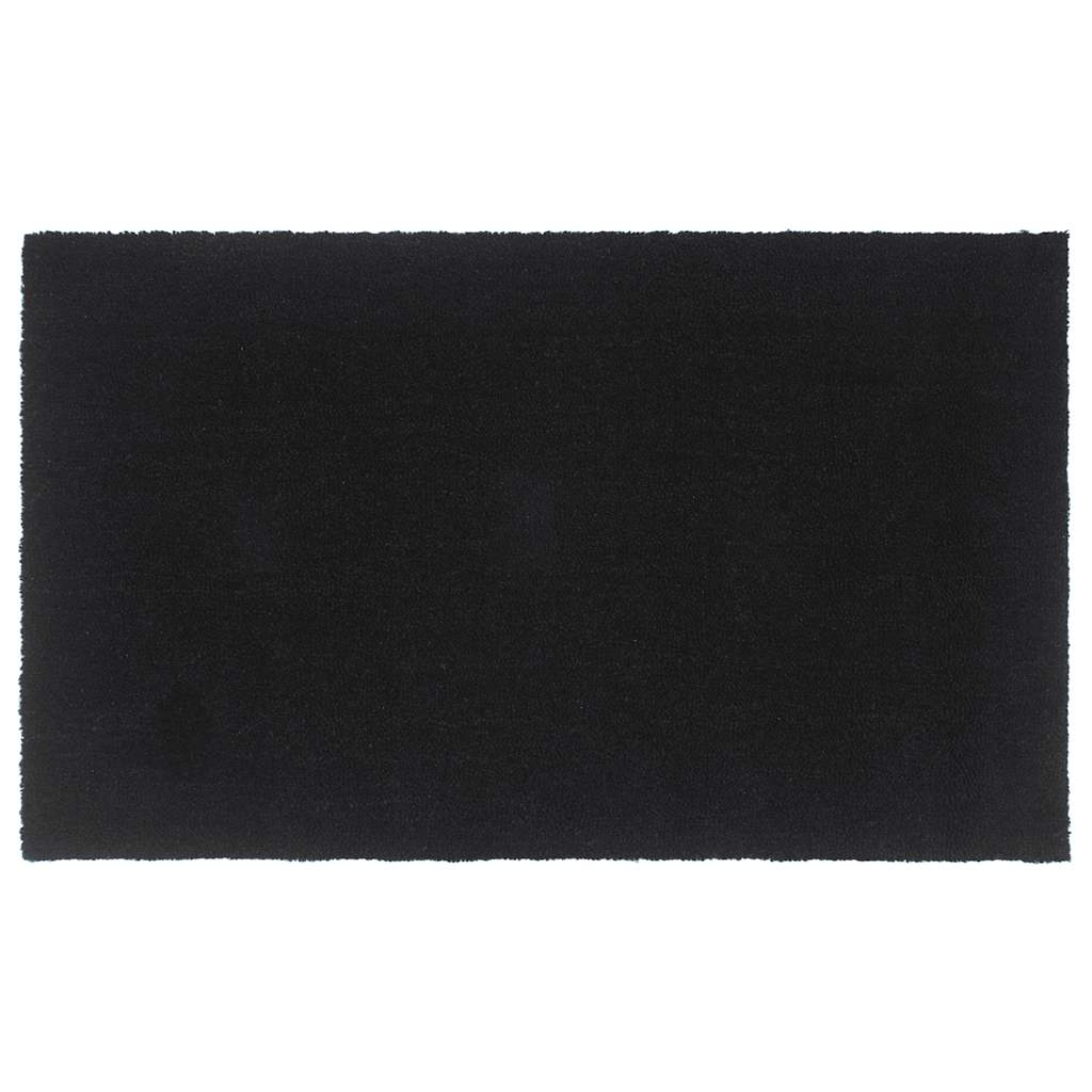 VIDAXL Fußmatte 90x150 cm, getuftet, Kokosfaser, Phaser Schwarz