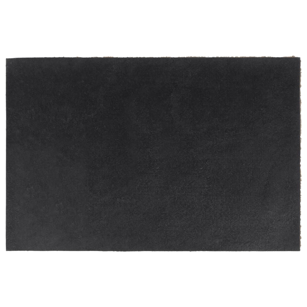 VidaXL Fußmatte 40x60 cm getuftet, Kokosfaser, natürlich