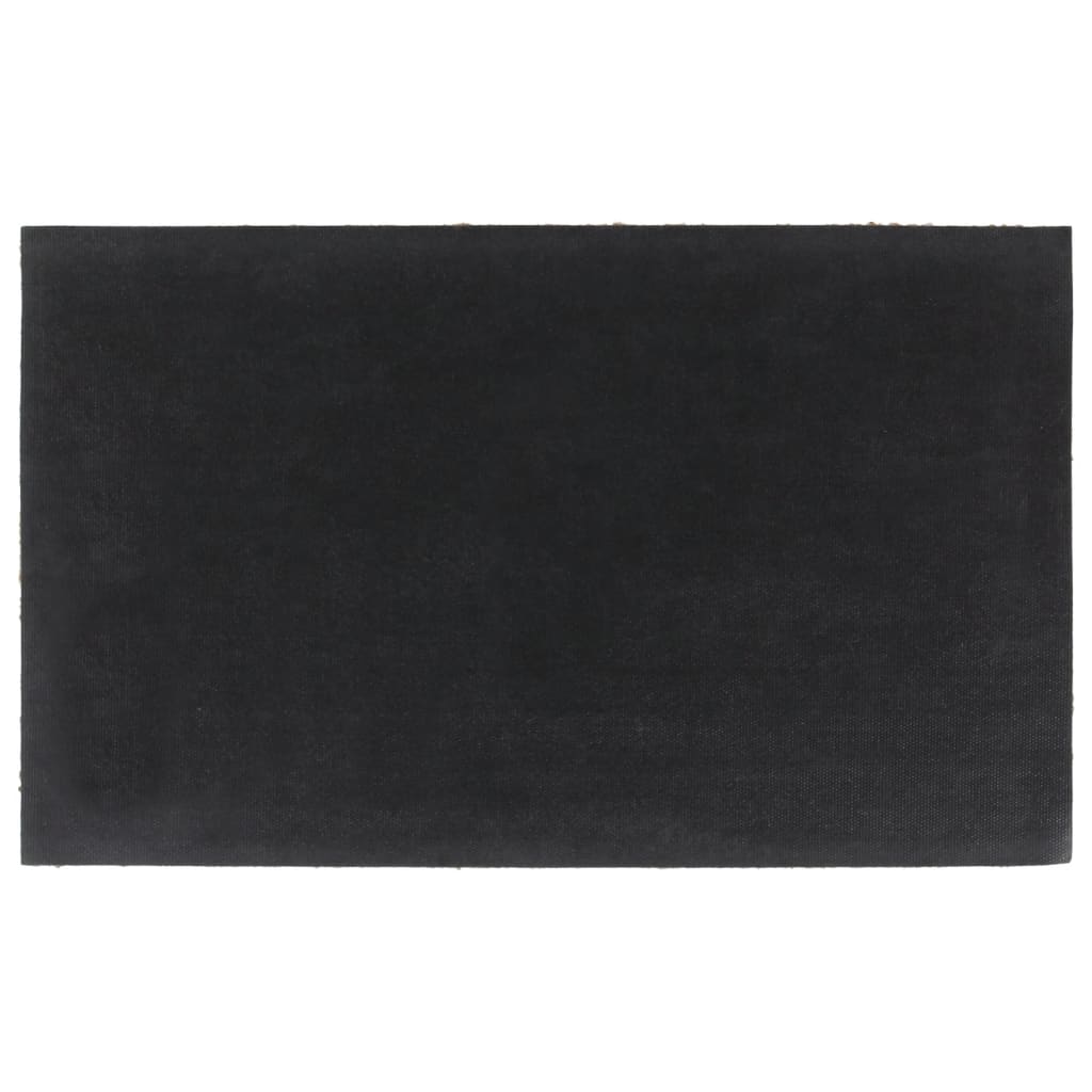 VidaXL Fußmatte 45x75 cm getuftet, Kokosfaser, natürlich
