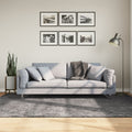 Vidaxl Teppich Huarte niedrigflorig weichwaschbar 160 x 230 cm Anthrazit