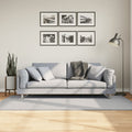 Vidaxl vloerkleed huarte laagpolig zacht wasbaar 100x200 cm grijs