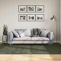 Vidaxl vloerkleed huarte laagpolig zacht wasbaar 160x230 cm bosgroen