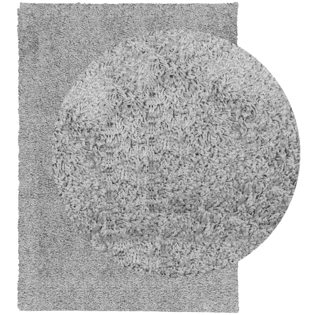 VidaXL Teppich Pamplona Shaggy, hochmodern, 200 x 280 cm, Grau
