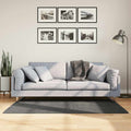 Vidaxl vloerkleed iza laagpolig scandinavisch 80x150 cm antraciet