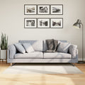 Vidaxl vloerkleed iza laagpolig scandinavisch 80x150 cm crèmekleurig