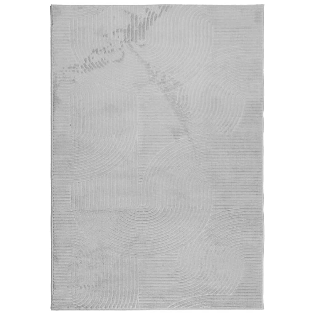 VidaXL Teppich Iza, Kurzflor, skandinavisch, 120 x 170 cm, Grau