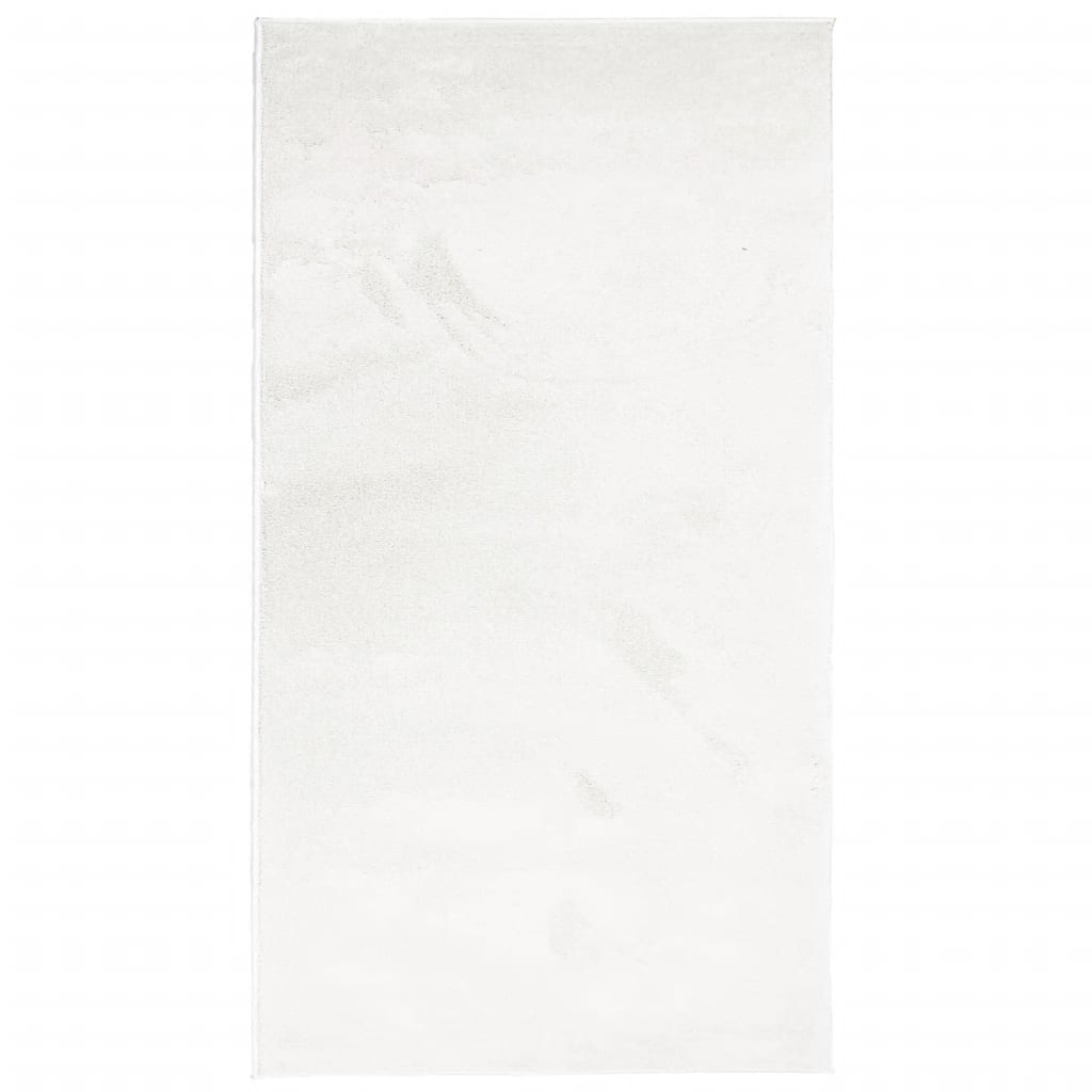 VidaXL Bodenteppich Oviedo, Kurzflor, 60 x 110 cm, cremefarben