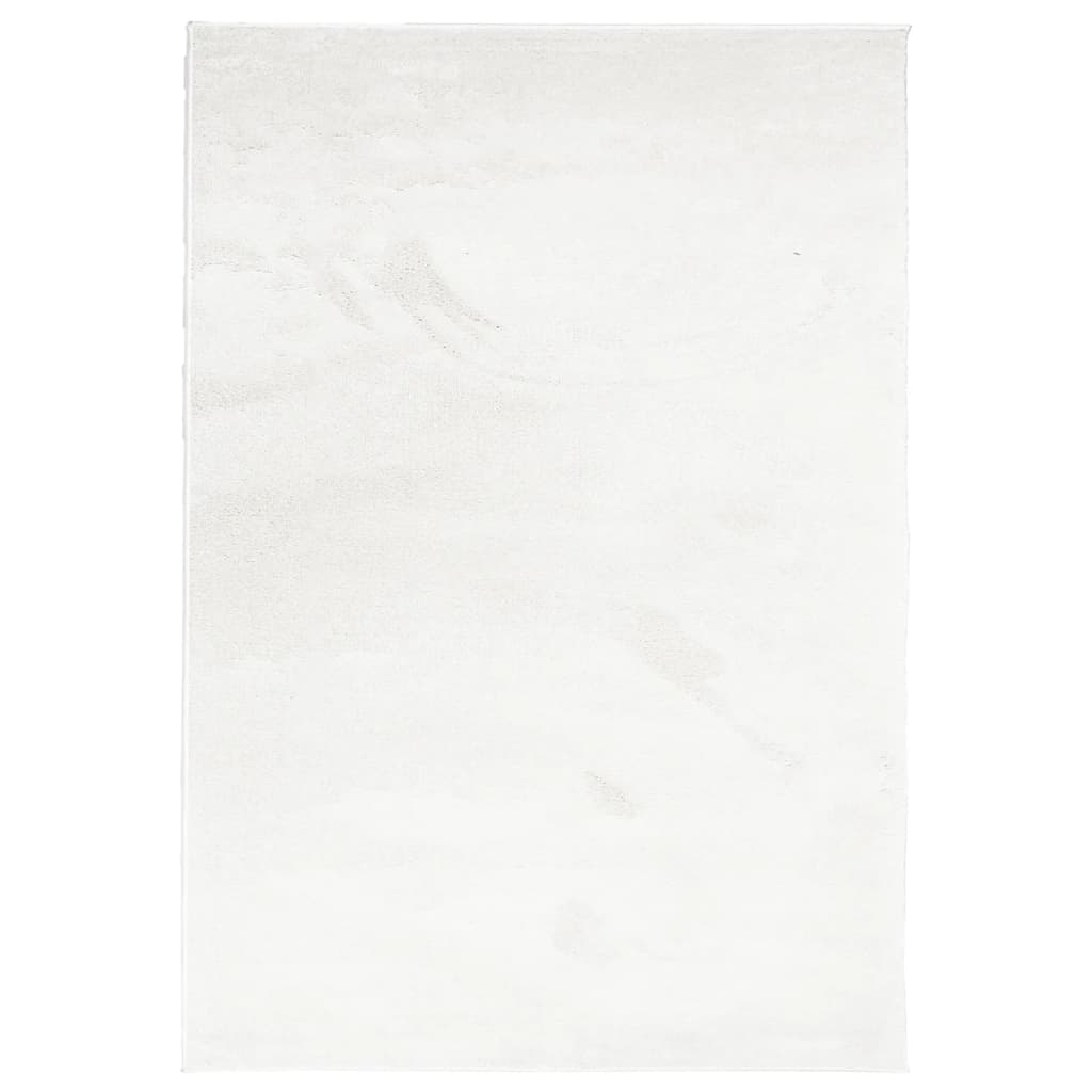 Vidaxl vloerkleed oviedo laagpolig 200x280 cm crèmekleurig