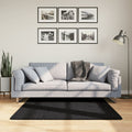 Vidaxl vloerkleed oviedo laagpolig 120x120 cm zwart