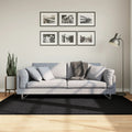 VidaXL Teppich Oviedo klein 140x200 cm schwarz
