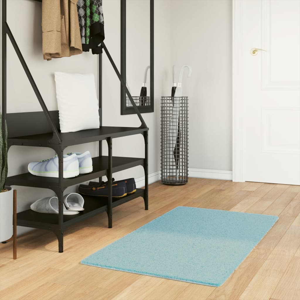 VidaXL Teppich Oviedo, Kurzflor, 60 x 110 cm, Grün