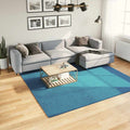 Vidaxl vloerkleed oviedo laagpolig 240x240 cm turquoise