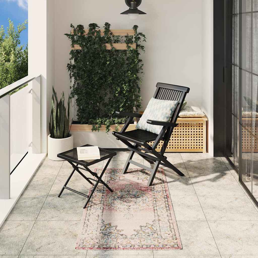 VidaXL Arbizu Teppich für drinnen und draußen, Vintage-Stil, 80 x 150 cm