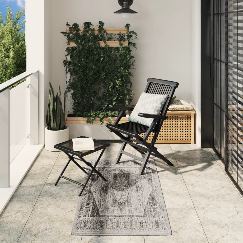 VidaXL Arbizu Teppich für drinnen und draußen, Vintage-Stil, 80 x 150 cm