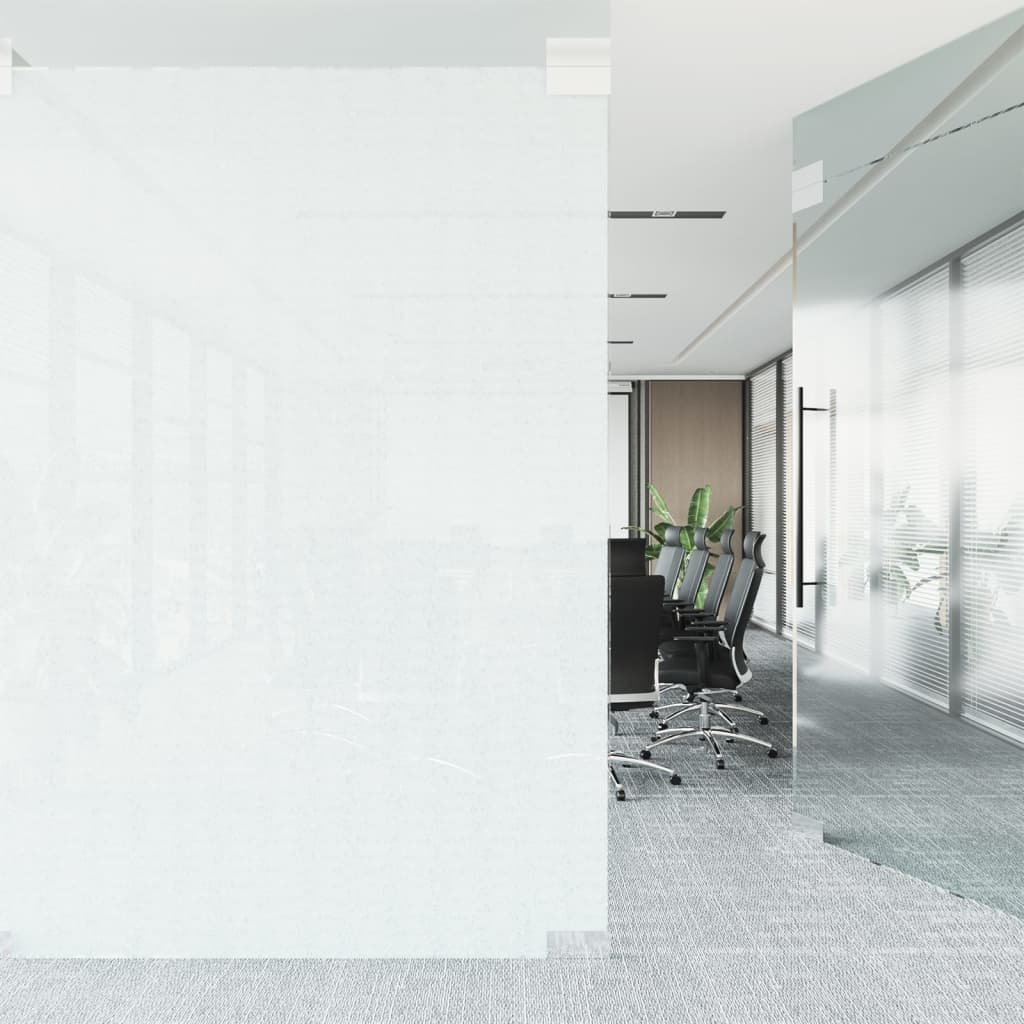 VidaXL Fensterfolie Matt 60x2000 cm PVC Weiß