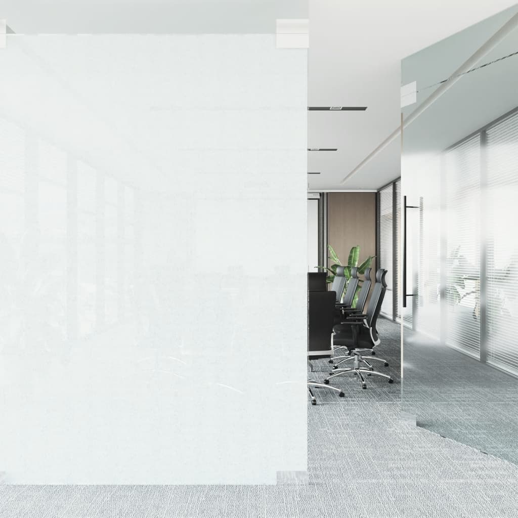 VidaXL Fensterfolie Matt 90x500 cm PVC Weiß