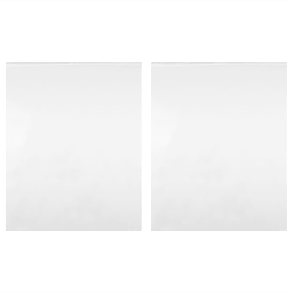Vidaxl spiegelfolies 2 stuks zelfklevend 90x100 cm pet