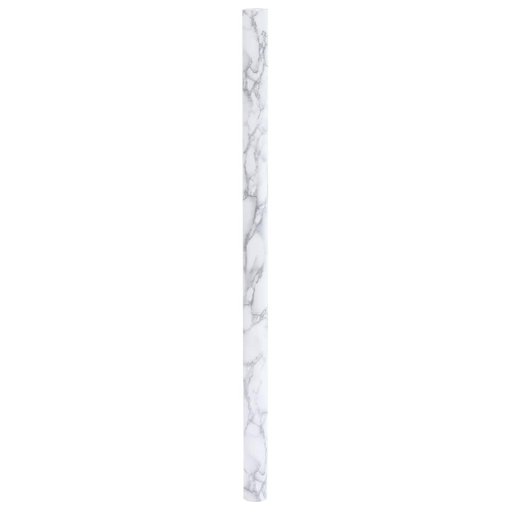 Vidaxl meubelfolie zelfklevend 90x500 cm pvc marmerwit