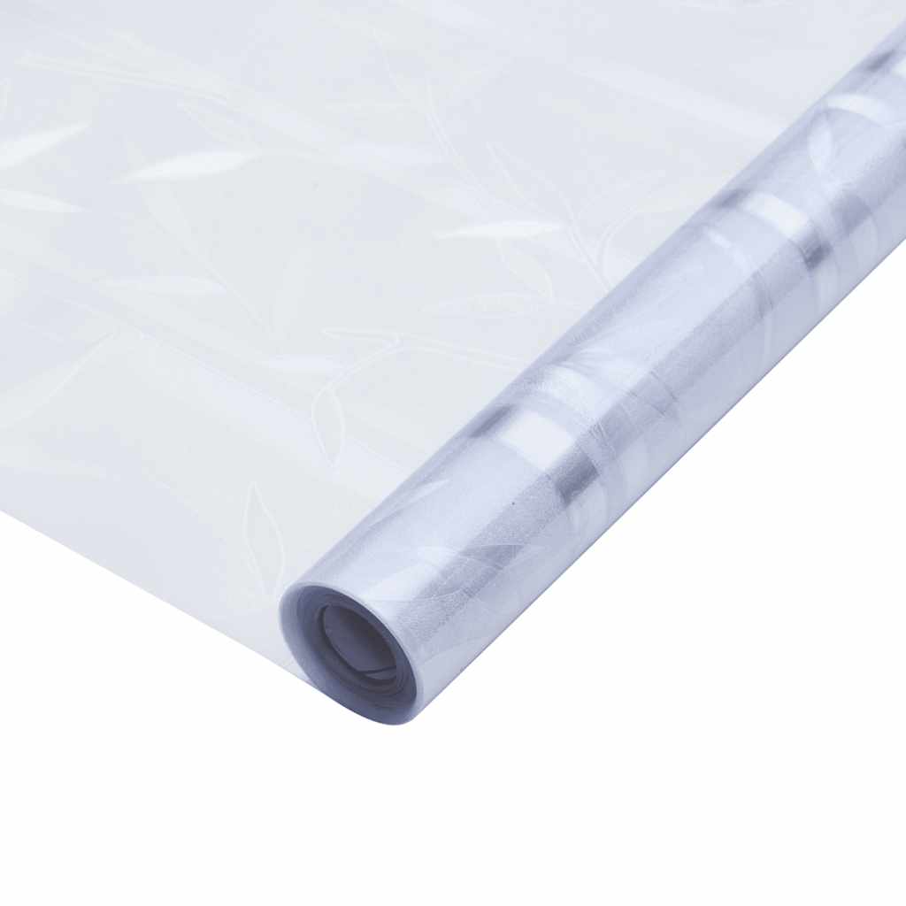 VidaXL Raamfolies 4 st mat bamboepatroon PVC