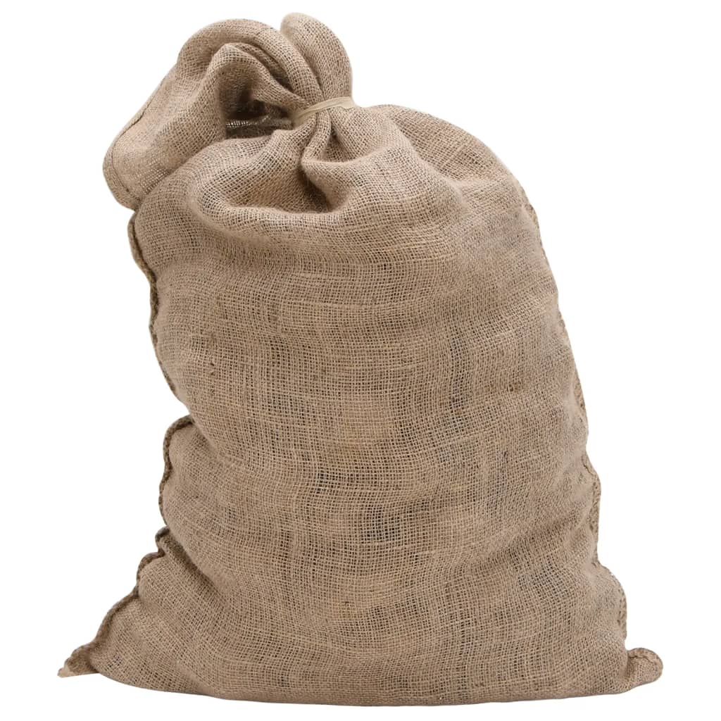VidaXL Jutesäcke, 5 Stück, 220 g/m², 60 x 105 cm, 100 % Jute