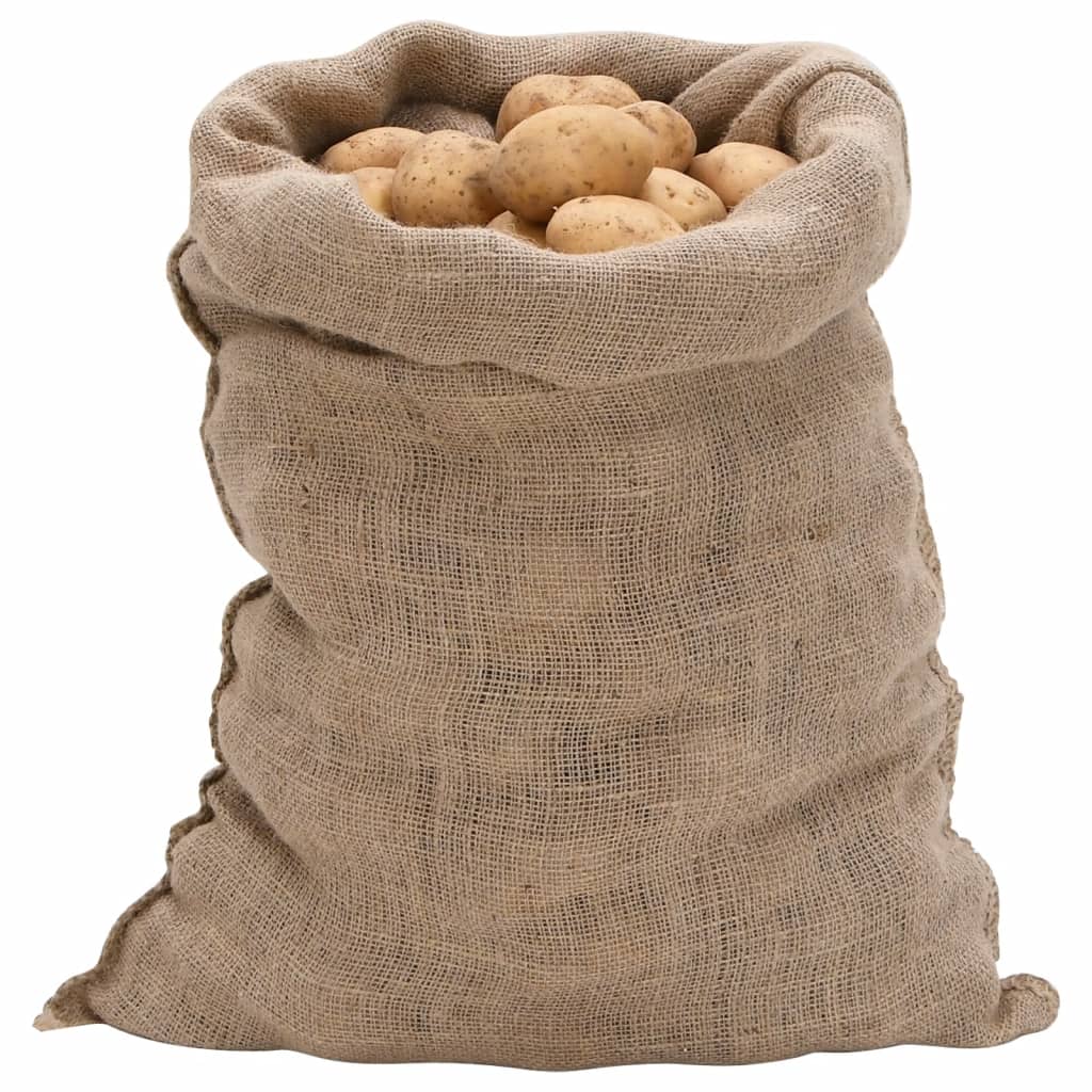 Vidaxl Jute-Taschen, 30 Stück, 220 g/m², 60 x 105 cm, 100 % Jute