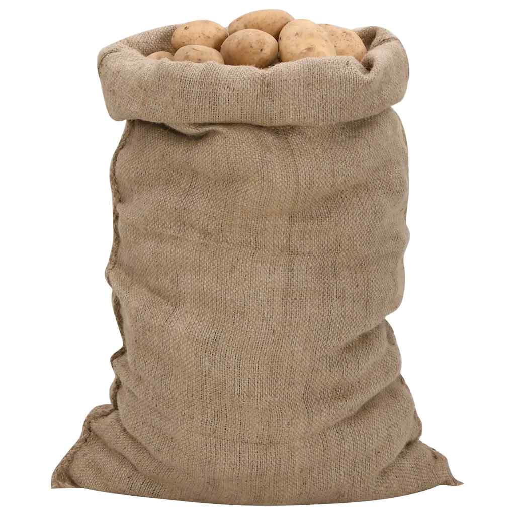 Vidaxl Jute-Taschen, 30 Stück, 340 g/m², 60 x 105 cm, 100 % Jute