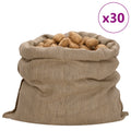VidaXL Jute-Taschen, 30 Stück, 340 g/m², 100 x 110 cm, 100 % Jute