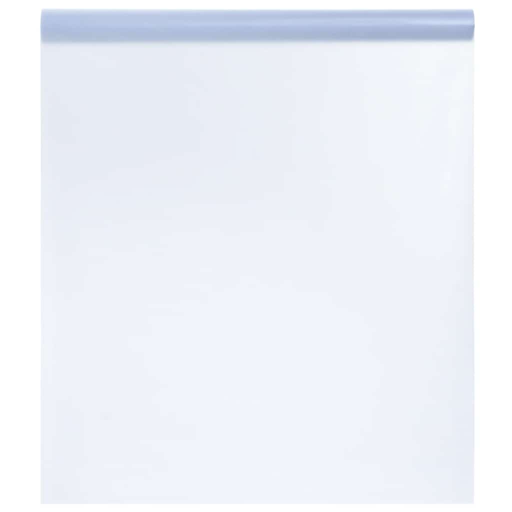 Vidaxl raamfolie statisch mat grijs 60 x 2000 cm pvc