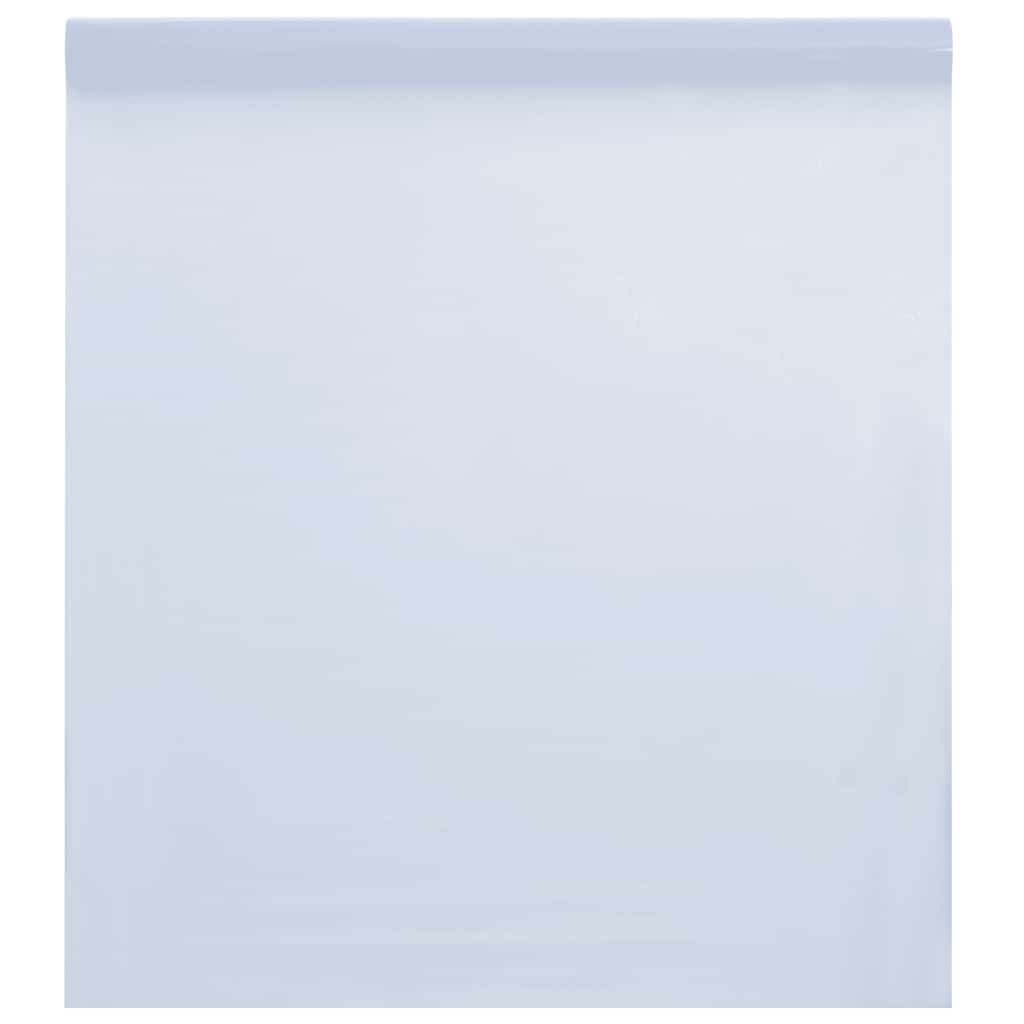Vidaxl raamfolie statisch mat wit 45x1000 cm pvc