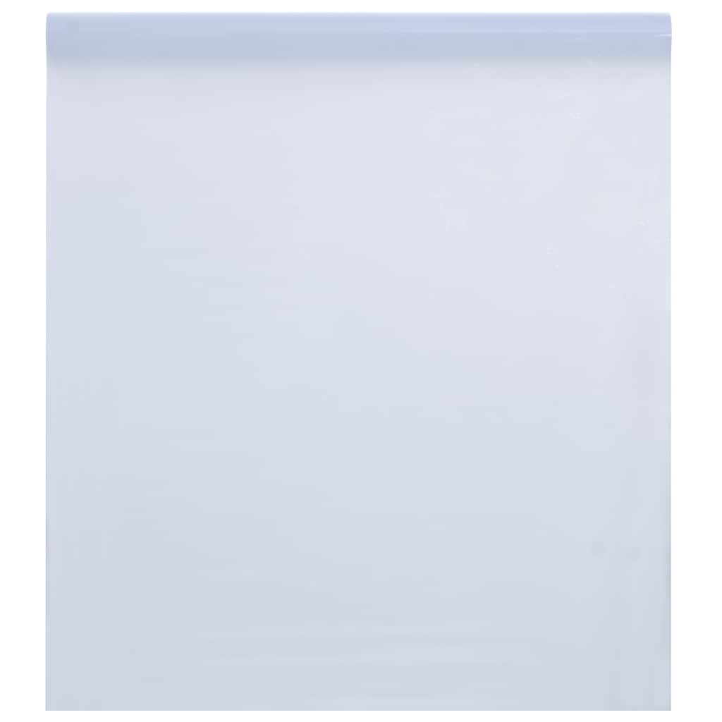 Vidaxl raamfolie statisch mat wit 45x2000 cm pvc