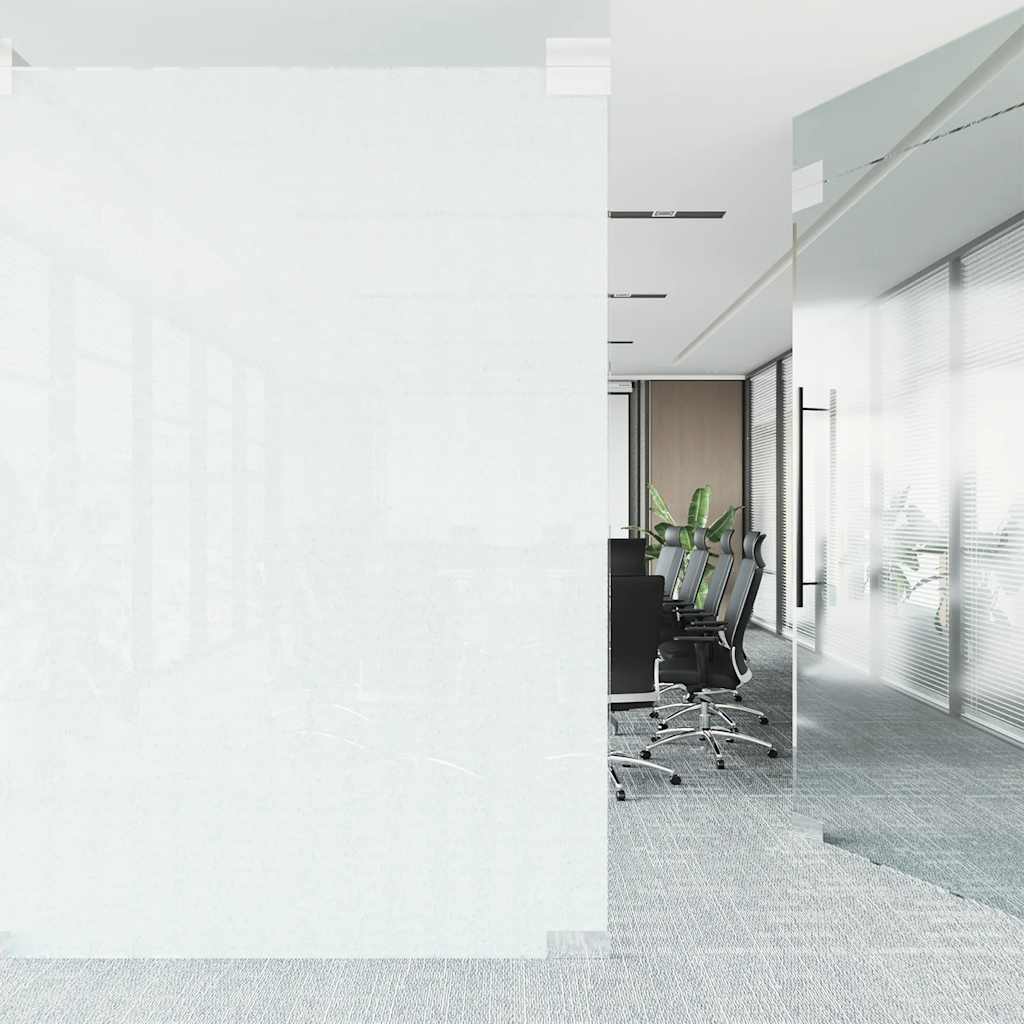 Vidaxl raamfolie statisch mat wit 45x2000 cm pvc