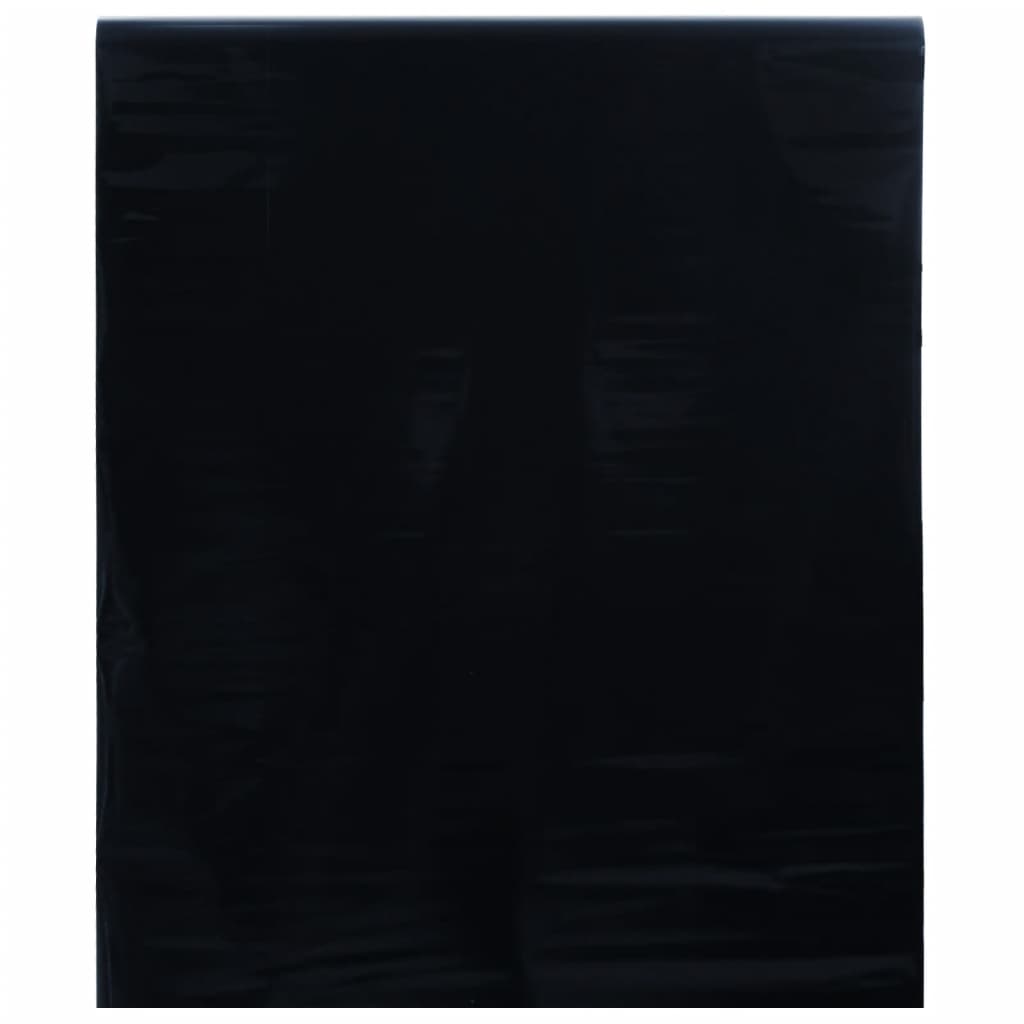 VidaXL Fensterfolie, statisch, matt schwarz, 45 x 500 cm, PVC