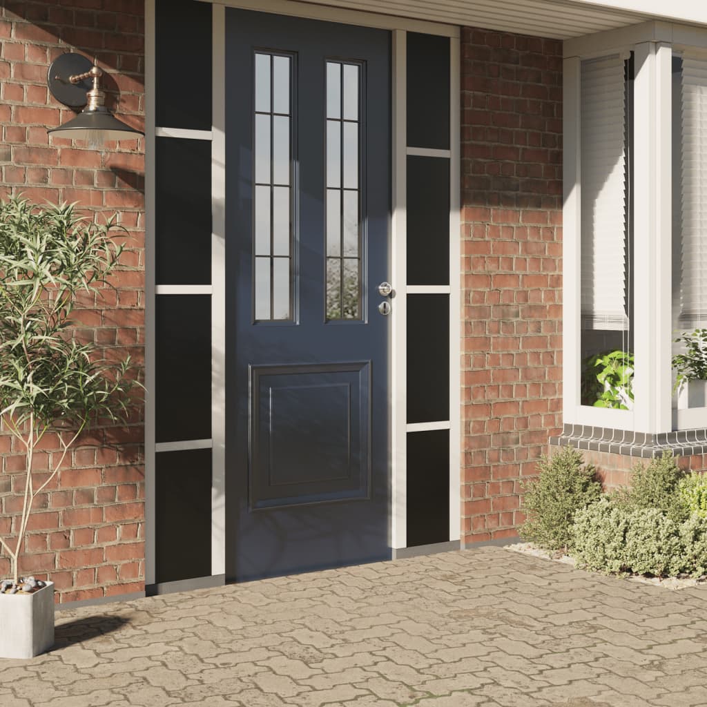VidaXL Fensterfolie, statisch, matt schwarz, 45 x 500 cm, PVC