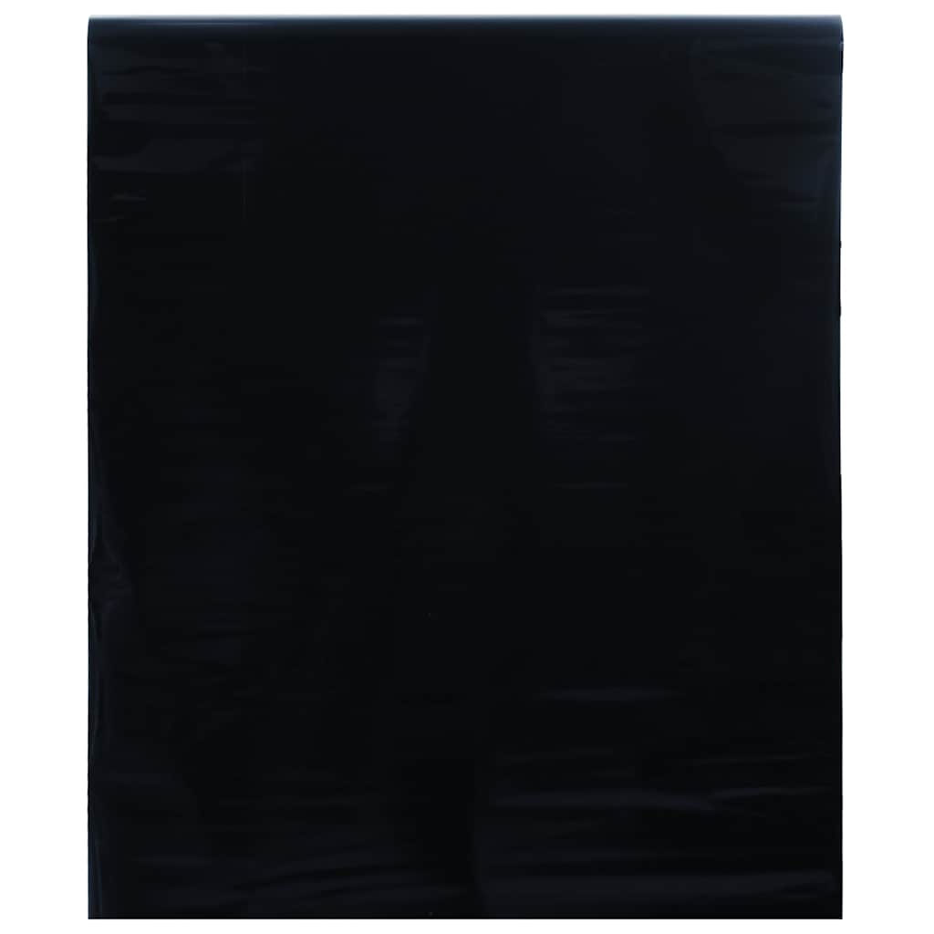 VidaXL Fensterfolie, statisch, matt schwarz, 60 x 2000 cm, PVC