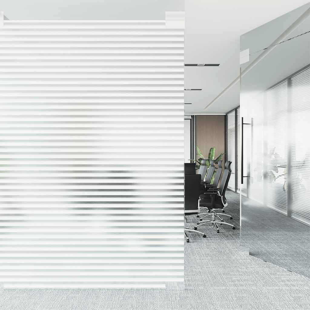 Vidaxl raamfolie strepenpatroon mat 60x500 cm pvc