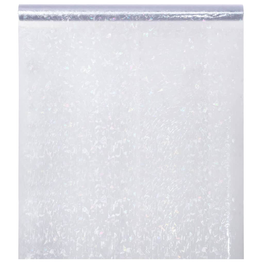 VidaXL Fensterfolie 3D-Regenbogenmuster Matt 45x2000 cm PVC