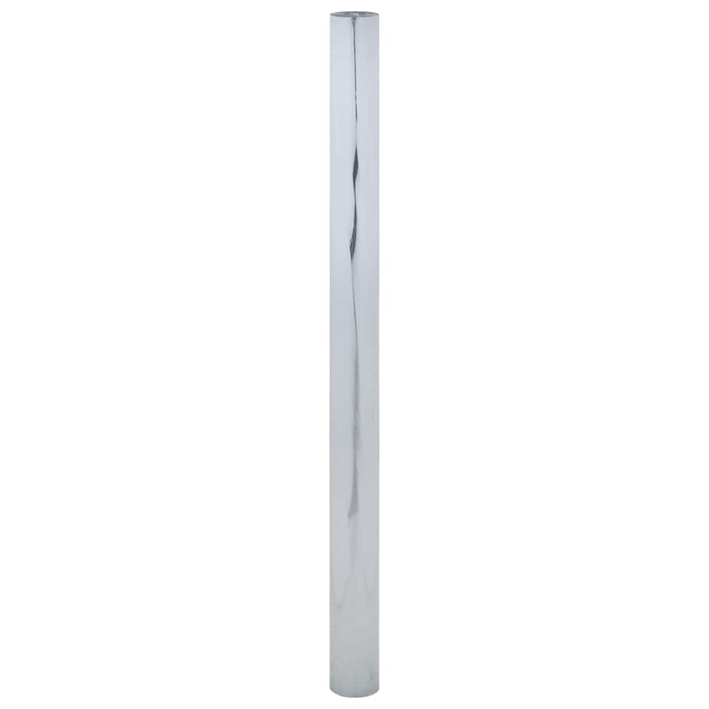 Vidaxl zonnefolie statisch reflecterend 45x1000 cm pvc zilverkleurig