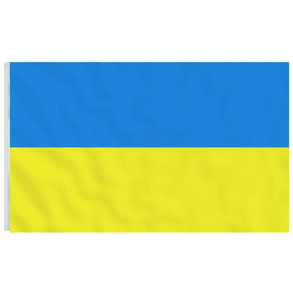 VidaXL Flagge Ukraine mit Messingösen 90x150 cm