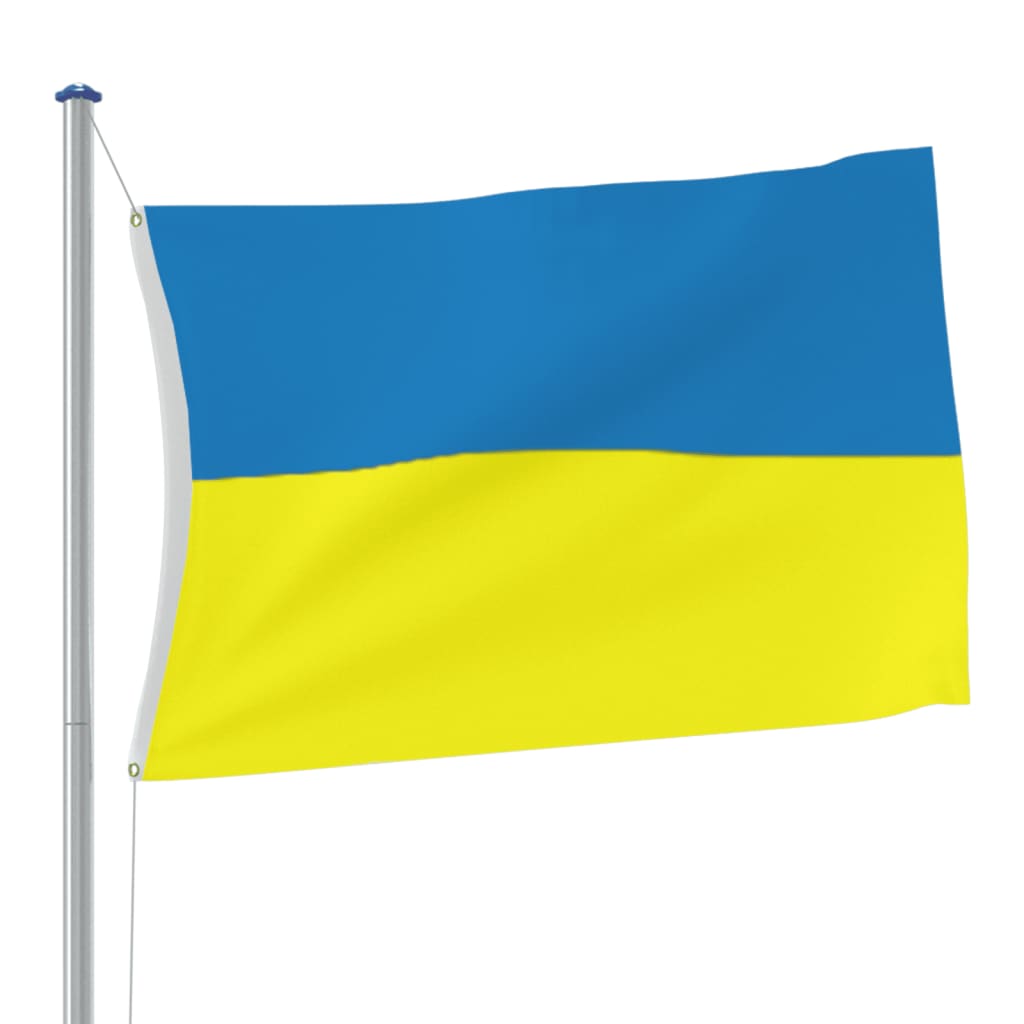VidaXL Flagge Ukraine mit Messingösen 90x150 cm