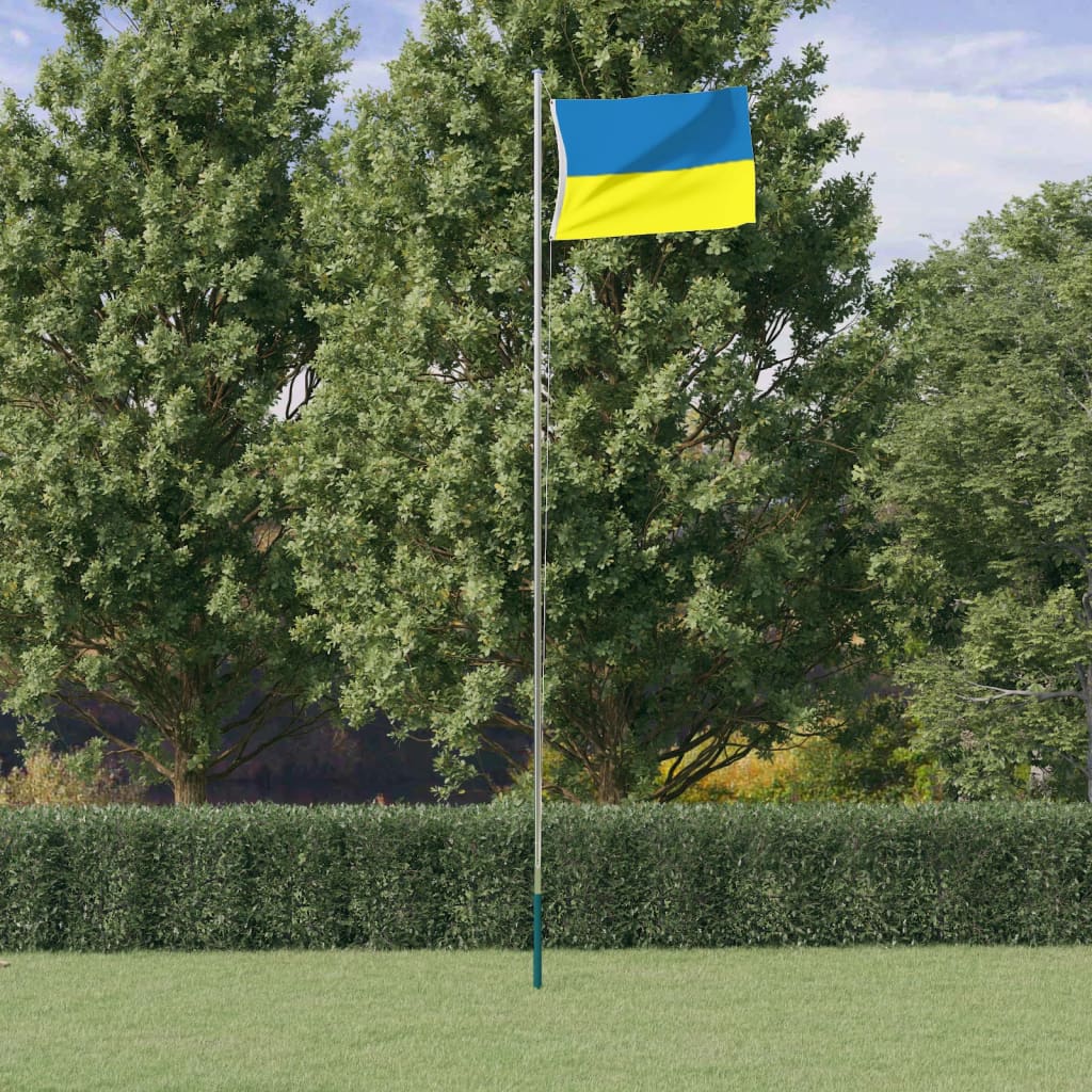 VidaXL Flagge Ukraine mit Messingösen 90x150 cm