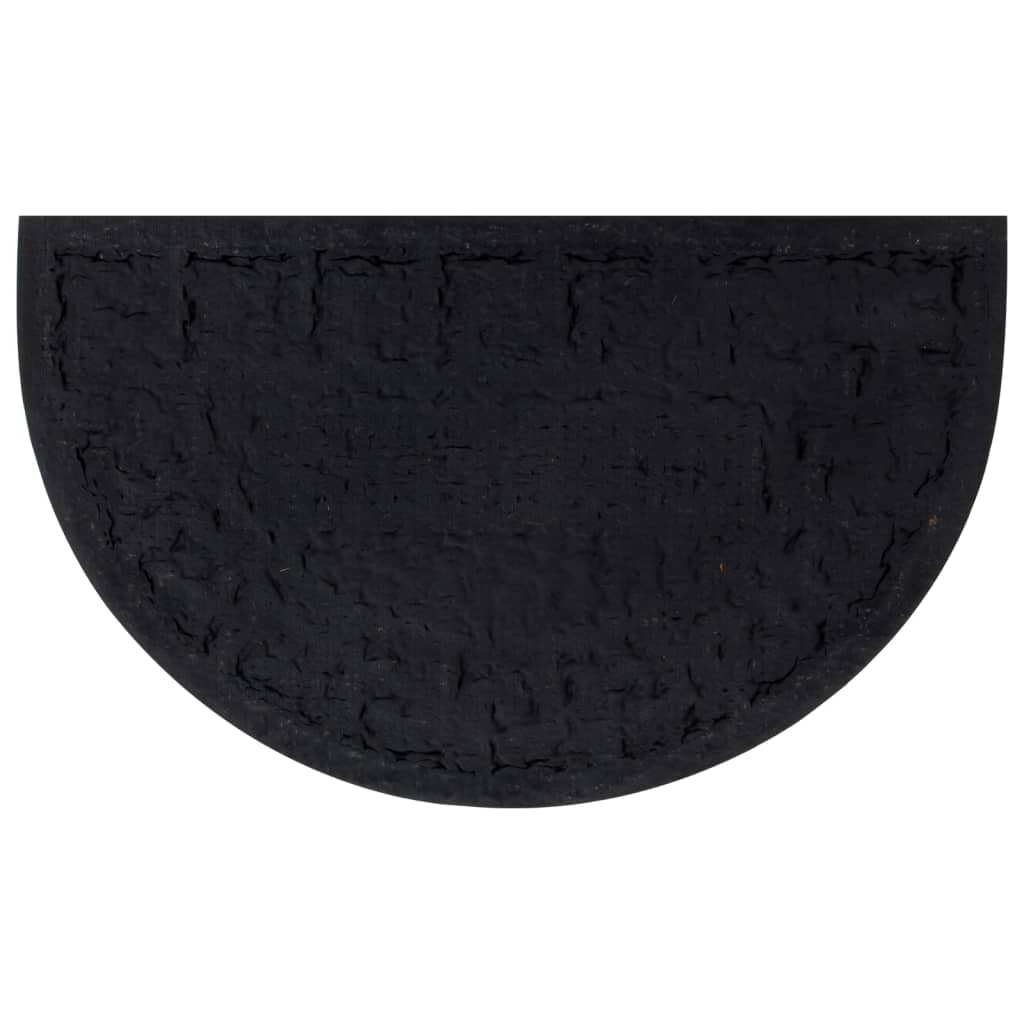 VidaXL Halbrunde Fußmatte 45x75 cm aus Gummi und Kokosfaser
