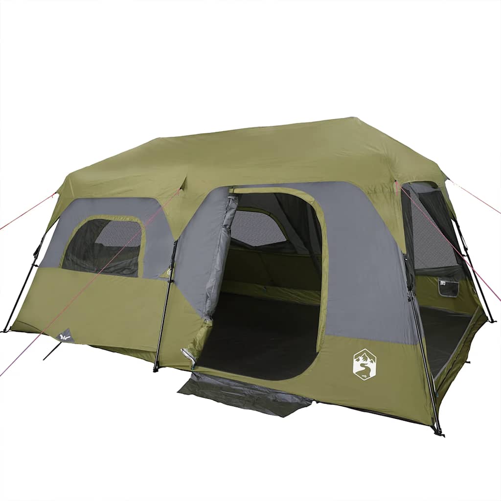 Vidaxl Family 9-Persons wasserdichtes schnelles Trennungsgrün