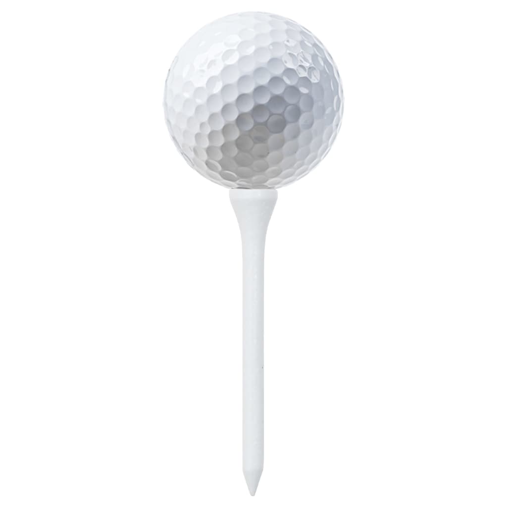 VidaXL 1000 Stück Golf-Tees 83 mm Bambus weiß