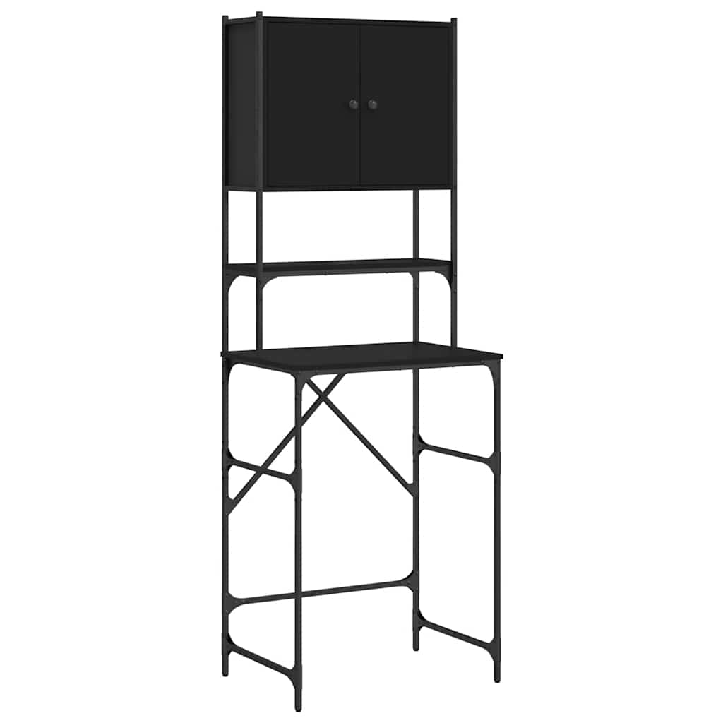 Vidaxx Waschmaschinengeeignet, eingelaufen, 68 x 48,5 x 194 cm, Schwarz