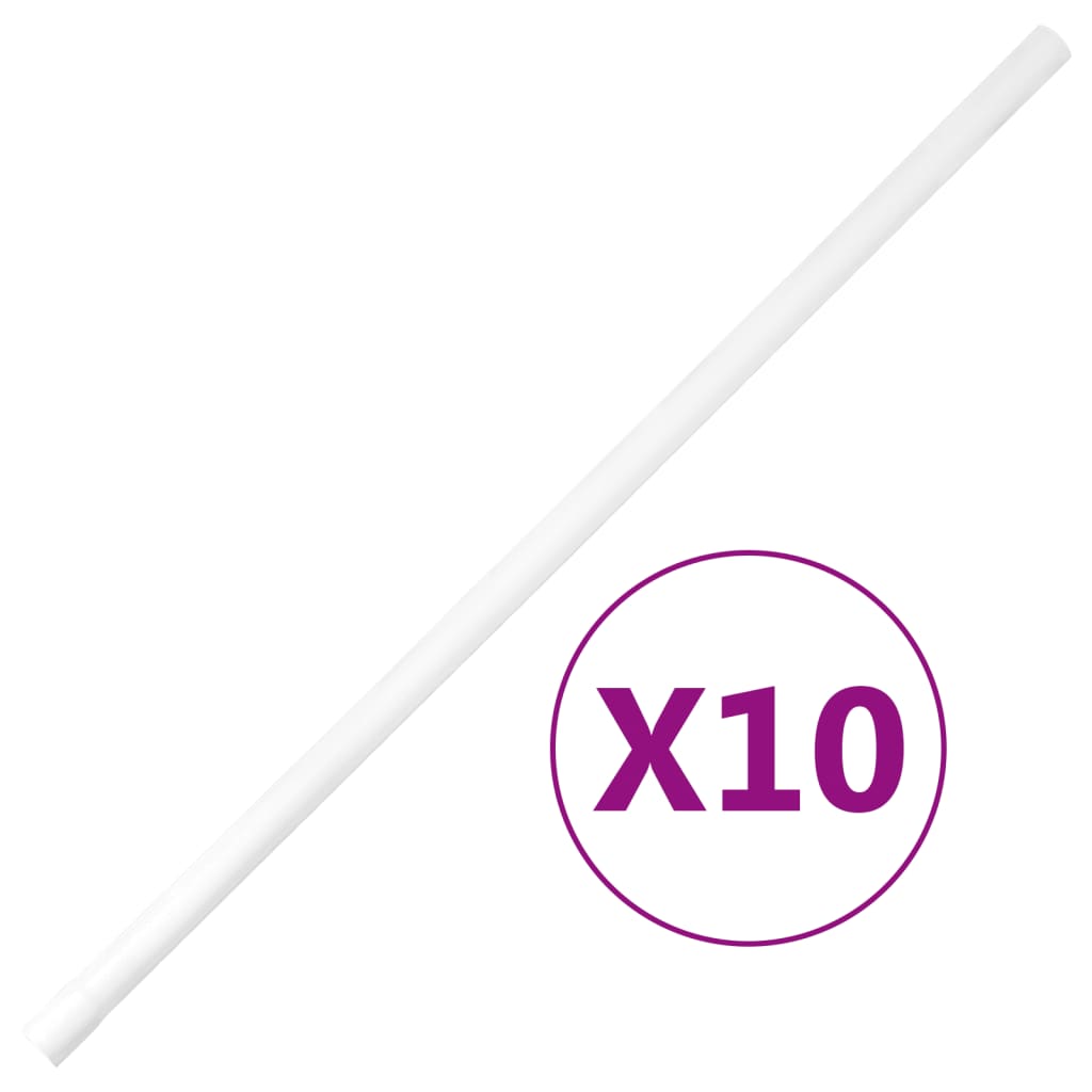 VidaXL Kabelrinnen ø20 mm 10 m PVC