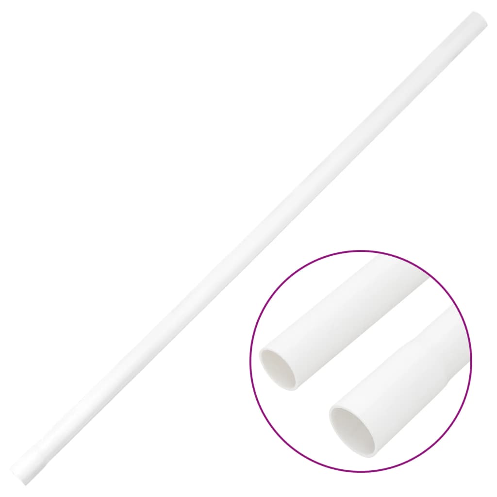VidaXL Kabelrinnen ø20 mm 10 m PVC