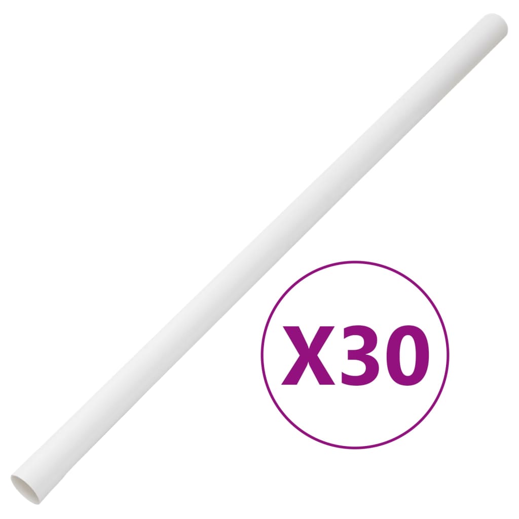 VIDAXL - Kabelkanal Ø 30 mm 30 m PVC