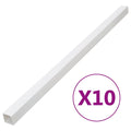 VIDAXL - Kabelkanal 100x40 mm 10 m PVC